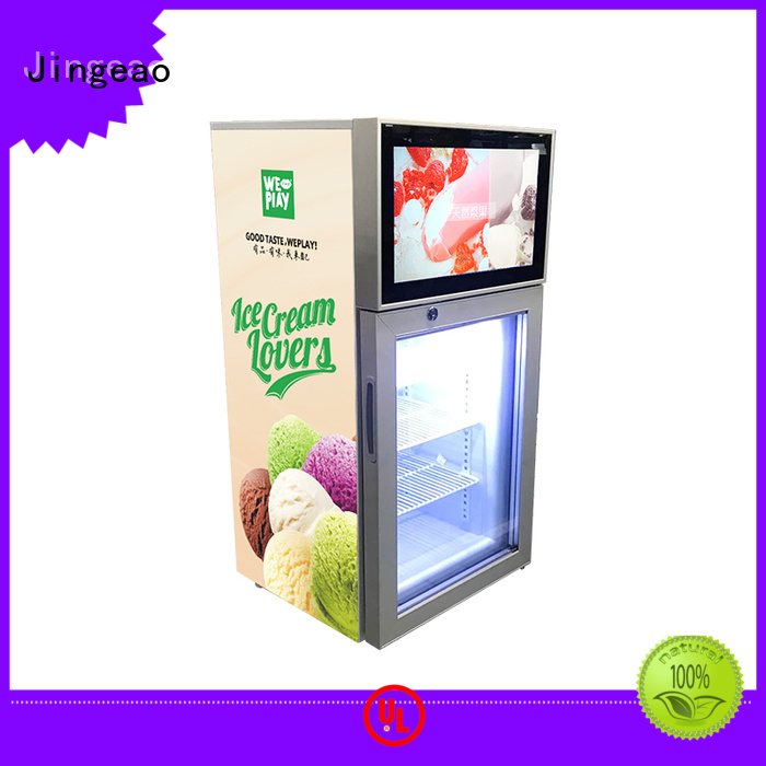 Jingeao high-reputation video fridge for shopping mall