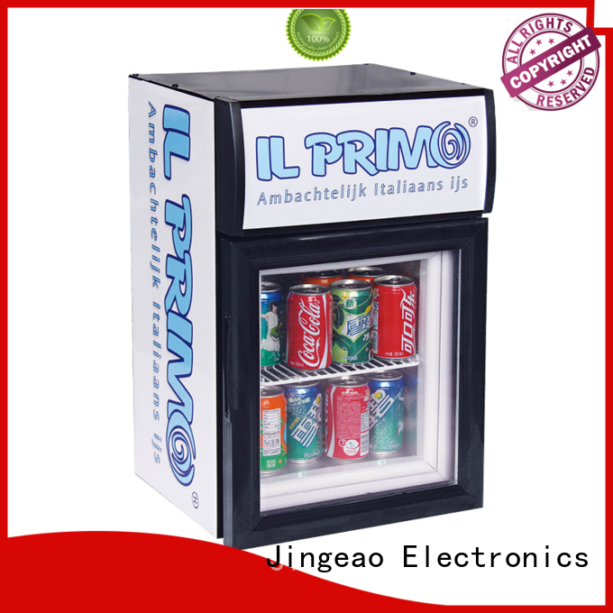 Jingeao cooler retail display fridge marketing