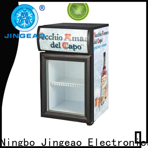 Jingeao power saving commercial drinks fridge constantly