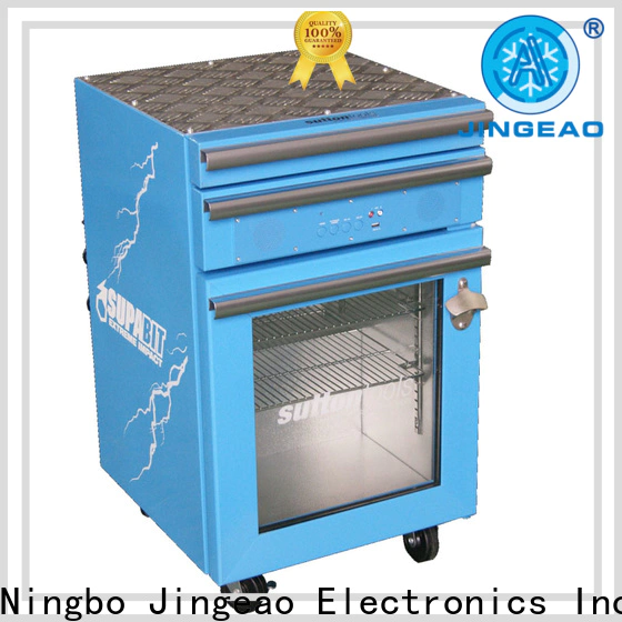 Jingeao automatic small commercial fridge shop now for supermarket
