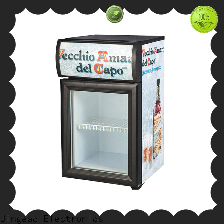 Jingeao good-looking glass front fridge management for company