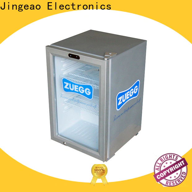 Jingeao superb glass door refrigerator application for school