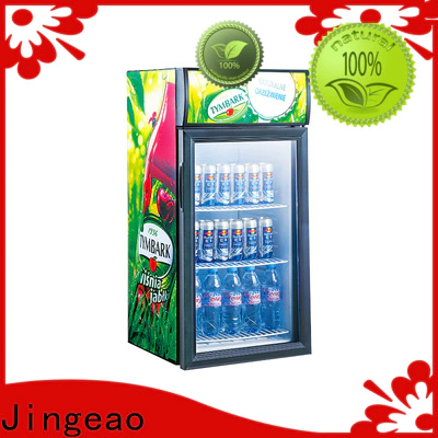Jingeao cooler commercial display fridge for sale certifications for bakery