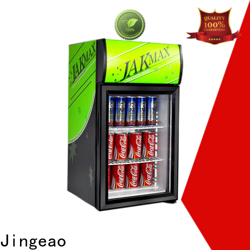 Jingeao cooler glass front beverage fridge certifications for bar
