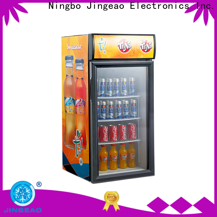 Jingeao cooler beverage fridge glass door vendor for restaurant