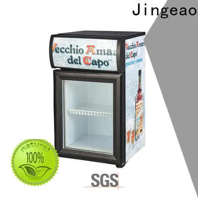 Jingeao Top double door display fridge factory price for restaurant