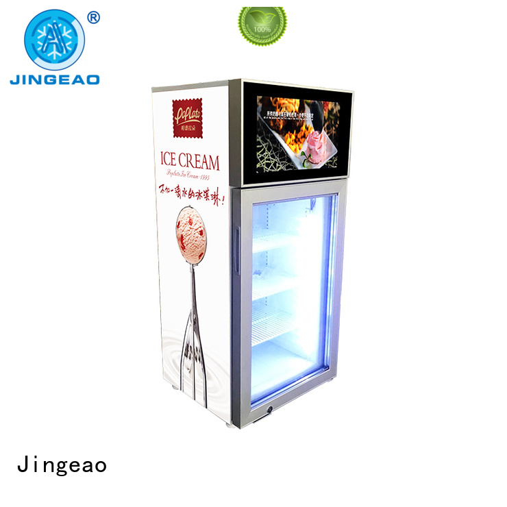 Jingeao receptional lcd freezer containerization for resturant