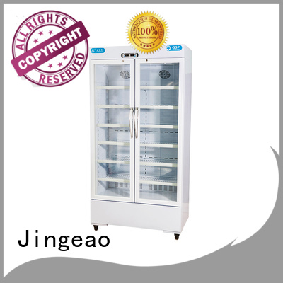 automatic glass door fridge experts for hospital Jingeao