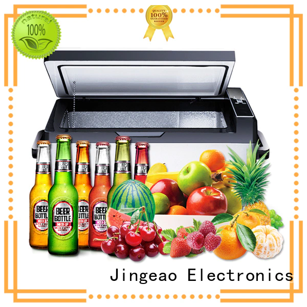 Jingeao fashion design outdoor compact refrigerator fridge for car