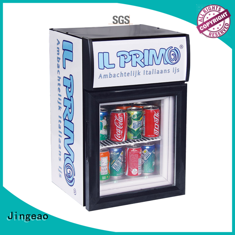 Jingeao beverage retail display fridge certifications for store