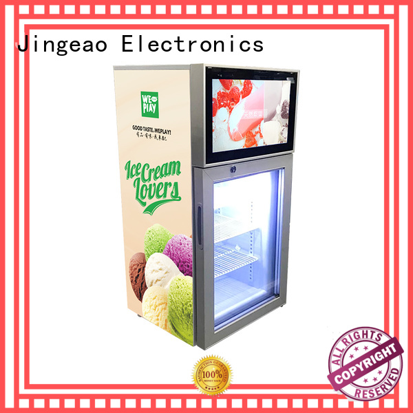 Jingeao fridge video fridge collaboration for resturant
