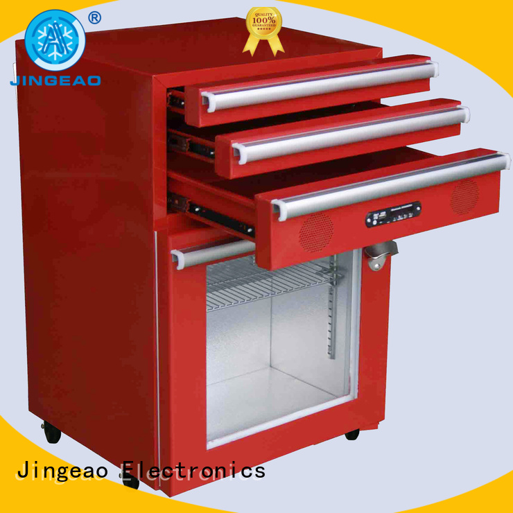 Jingeao door tool box refrigerator for bar