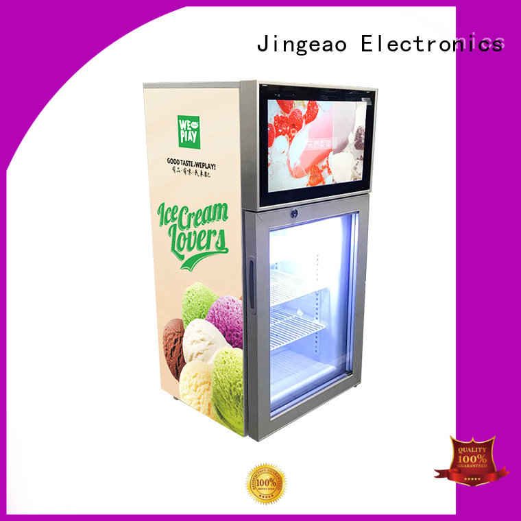 Jingeao superb screen fridge solutions for supermarket