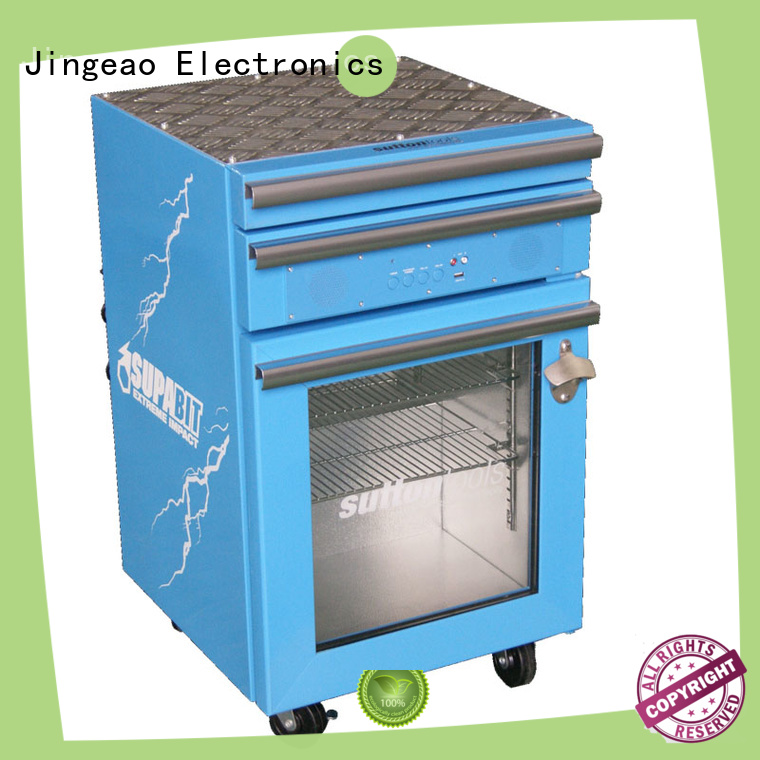 Jingeao drawers toolbox fridge for school