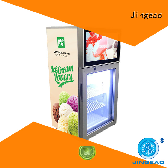 Jingeao fridge screen fridge for shopping mall