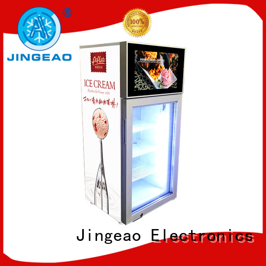 receptional lcd screen fridge viedo calibration for supermarket