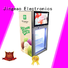 Jingeao reliable lcd screen fridge viedo for supermarket