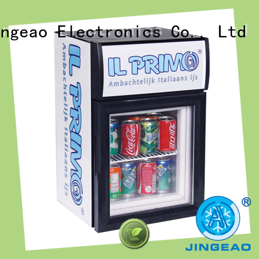 Jingeao superb glass front fridge management for restaurant