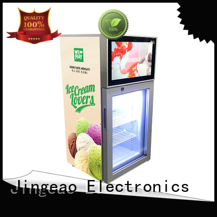 Jingeao high-reputation screen fridge collaboration for shopping mall