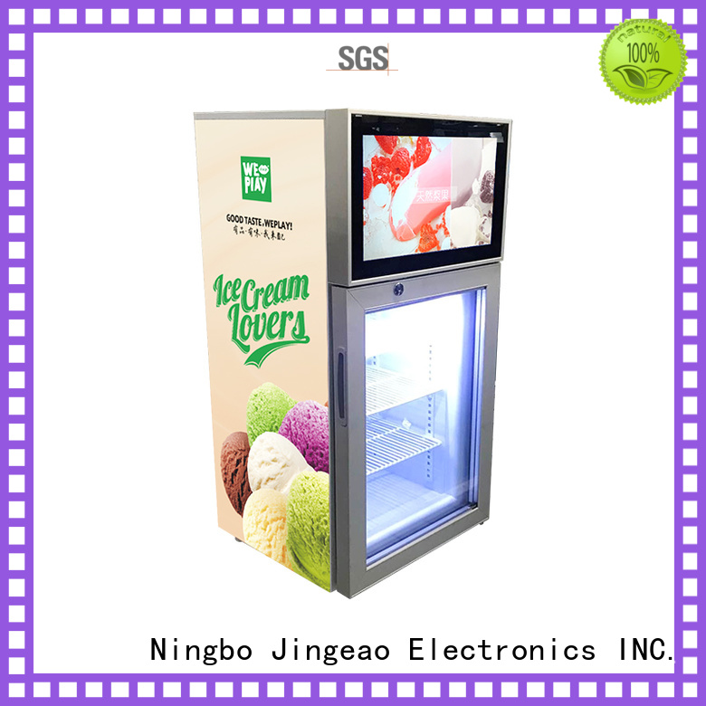 Jingeao viedo custom commercial refrigerator for resturant