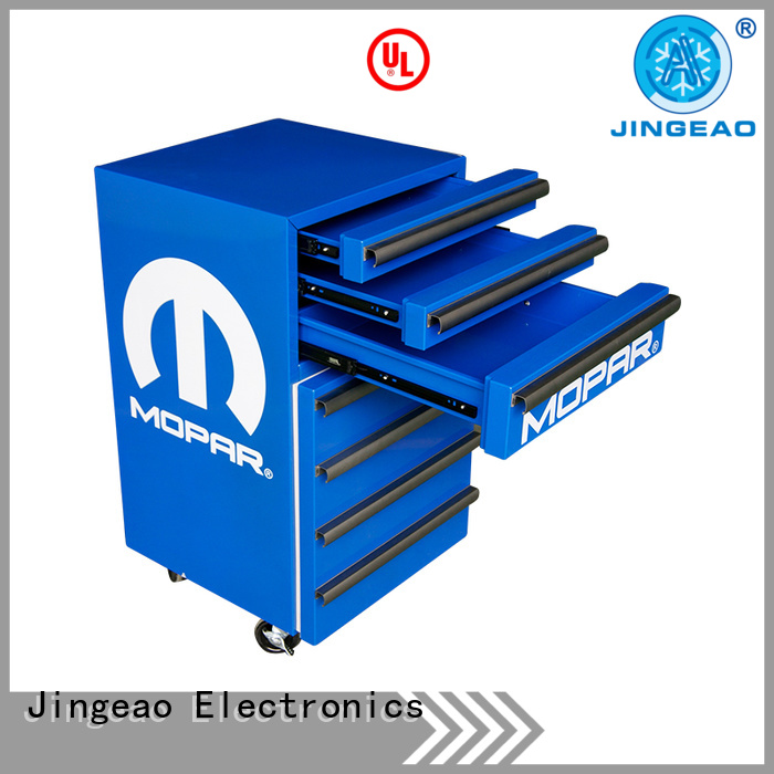 Jingeao glass toolbox fridge efficiently for store