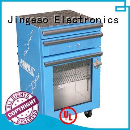 Blue Tooth 2 DrawersToolbox Fridge with glass door