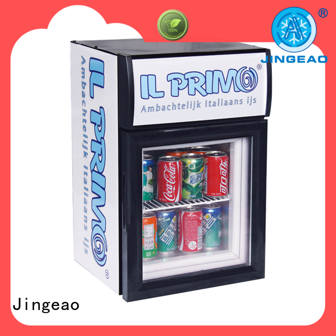 Jingeao dazzing commercial display refrigerator for school