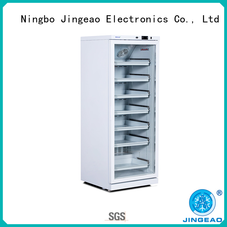 Jingeao power saving pharmaceutical fridge testing for pharmacy