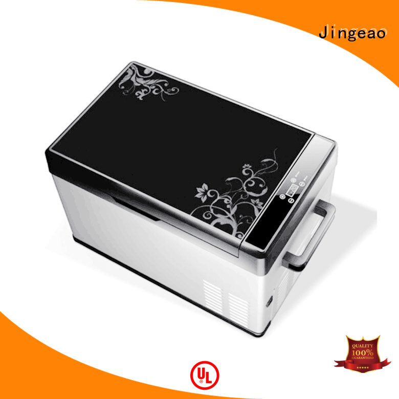 Jingeao elegant portable camping fridge certifications for car