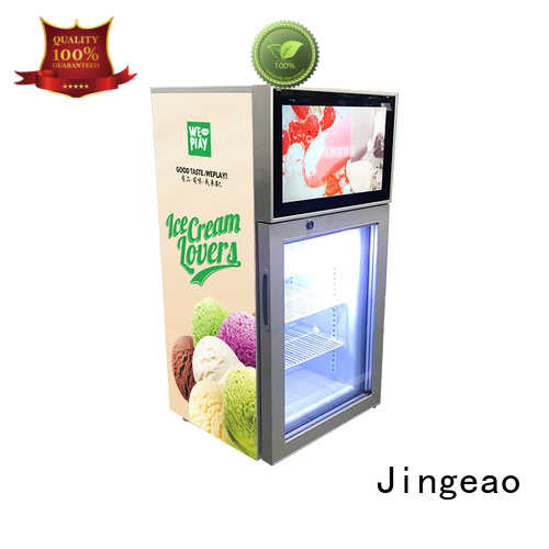 Jingeao assortment screen fridge containerization for supermarket