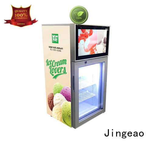 Jingeao assortment screen fridge containerization for supermarket
