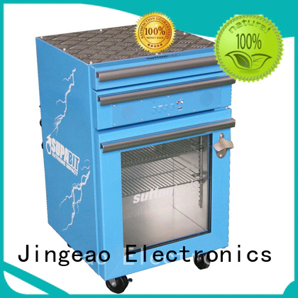 power saving outdoor mini fridge efficiently for store Jingeao