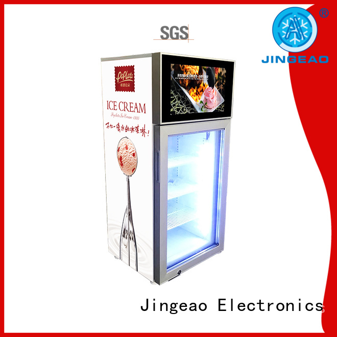 Jingeao viedo commercial freezer for supermarket