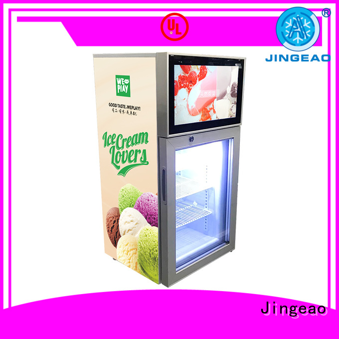 dazzling fridge with screen production for hotel Jingeao