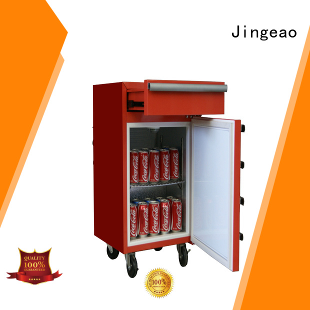 Jingeao automatic mini beverage fridge marketing for supermarket