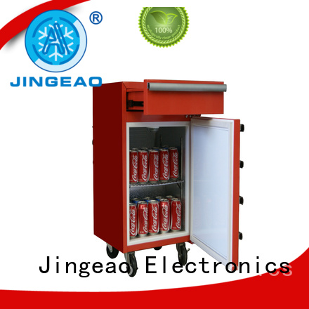 Jingeao drawerstoolbox fridge price for wholesale for bar