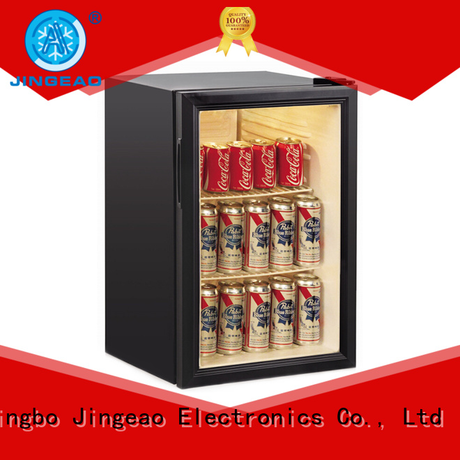 Jingeao high-reputation glass front fridge environmentally friendly for store