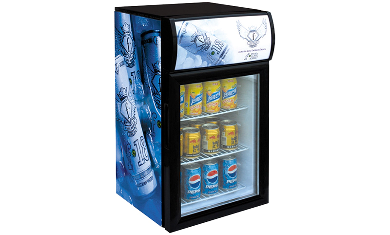 Jingeao dazzing commercial display fridge for sale application for company