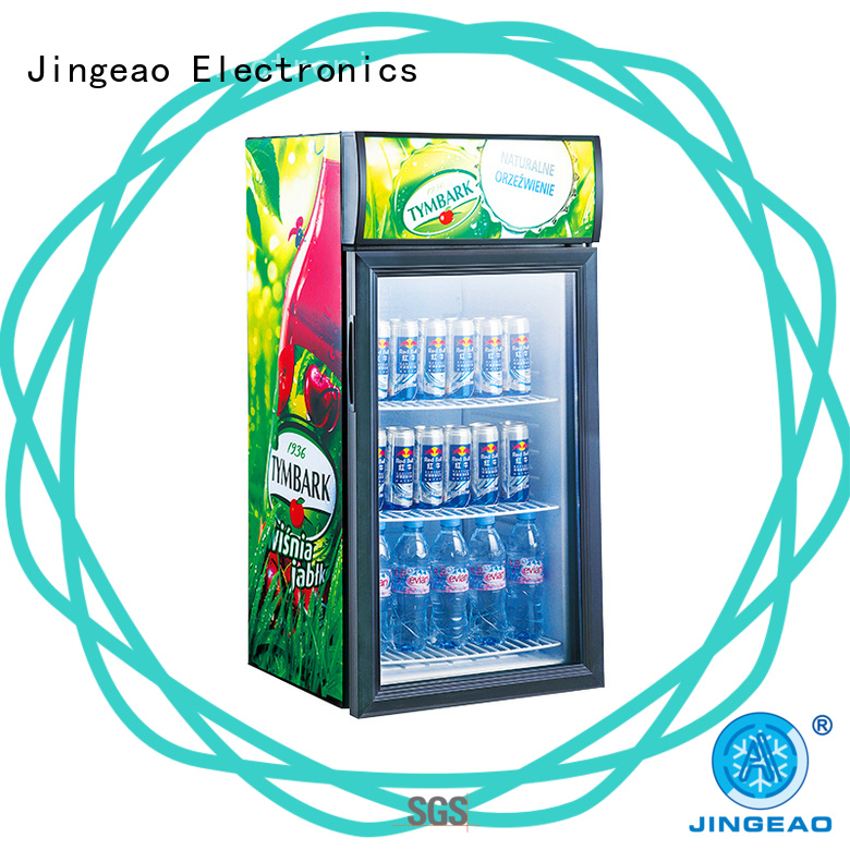 upright display fridge display for hotel Jingeao