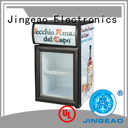 Jingeao popular commercial beverage refrigerator sensing for hotel