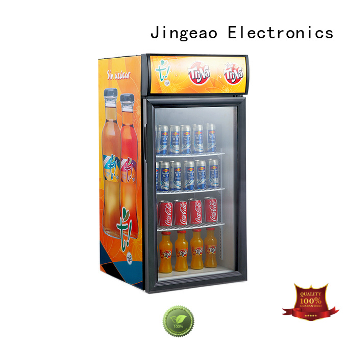 Jingeao energy saving display refrigerators workshops for market