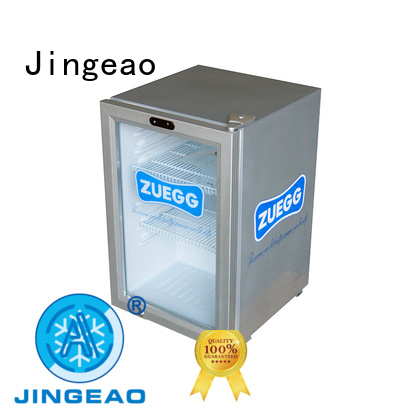 Jingeao cooler display chiller certifications for supermarket