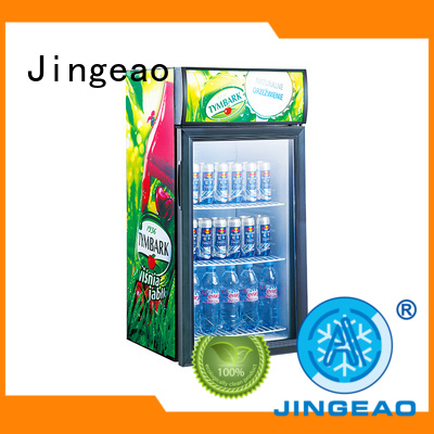 Jingeao popular retail display fridge type for market