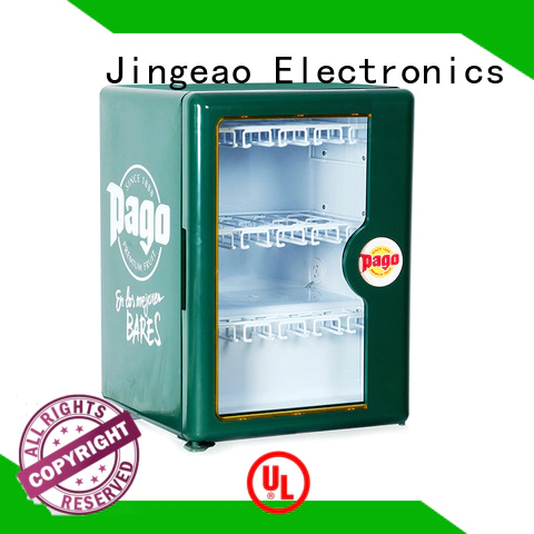 Jingeao dazzing glass door refrigerator environmentally friendly for bar