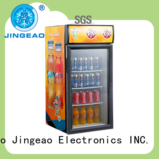 Jingeao beverage commercial drink fridge research for store