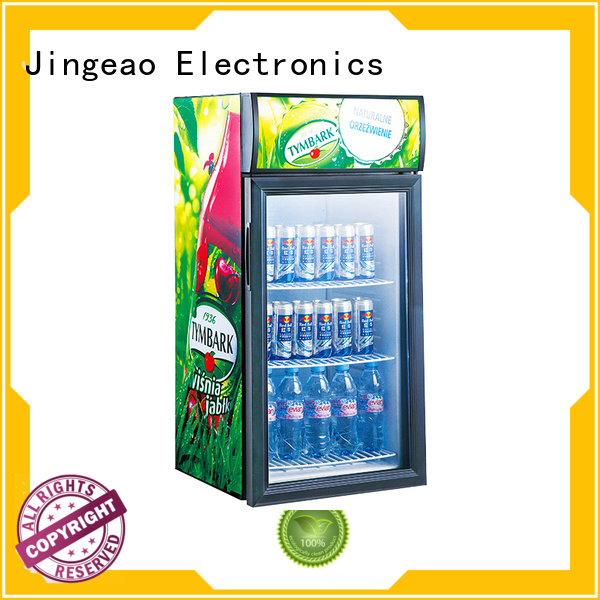 cooler glass display fridge type for bar Jingeao