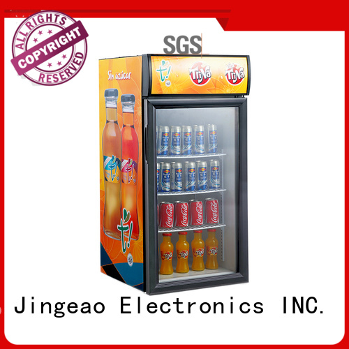 Jingeao power saving display refrigerators protection for bakery