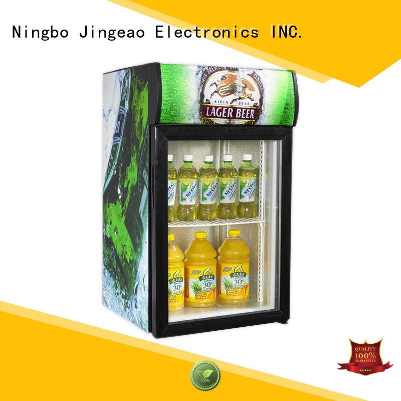 Jingeao dazzing commercial display fridge for sale management for bar