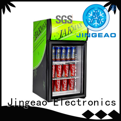 Jingeao cool commercial drinks refrigerator research for hotel