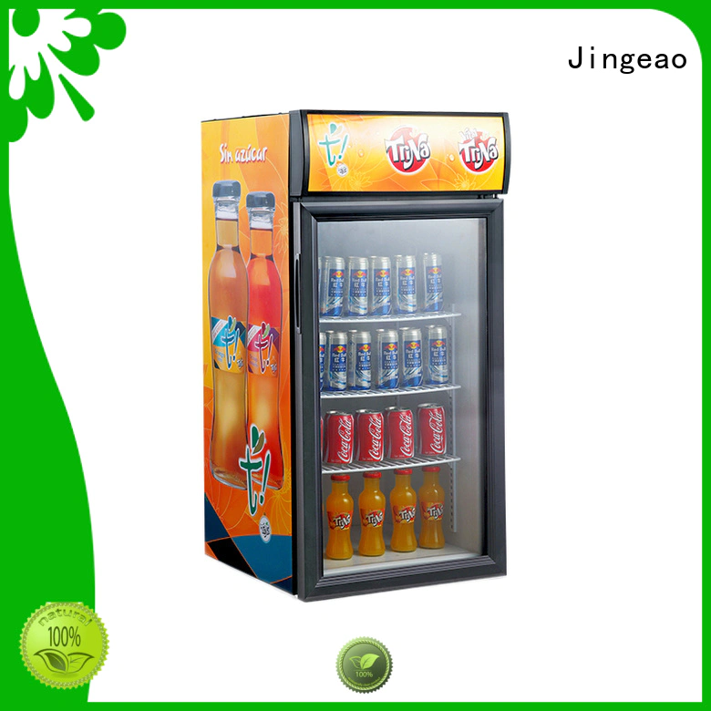 Jingeao high-reputation display refrigerator certifications for bakery